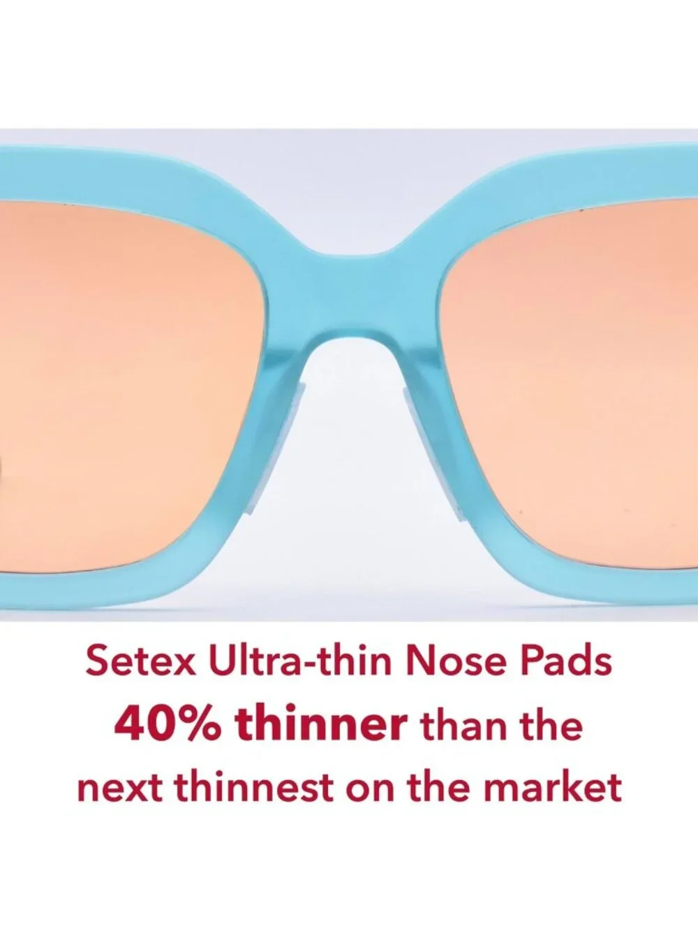 Ultra-Thin Anti-Slip Eyeglass Nose Pads - 5 Pairs, USA Made, Microstructured